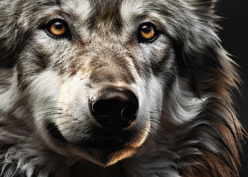 Ljuddämpande tavla - Wolf Gaze