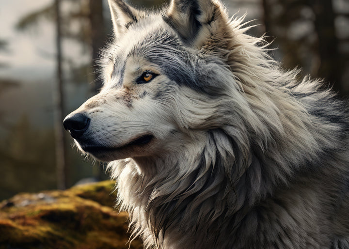 Canvastavla - Wolf Watch