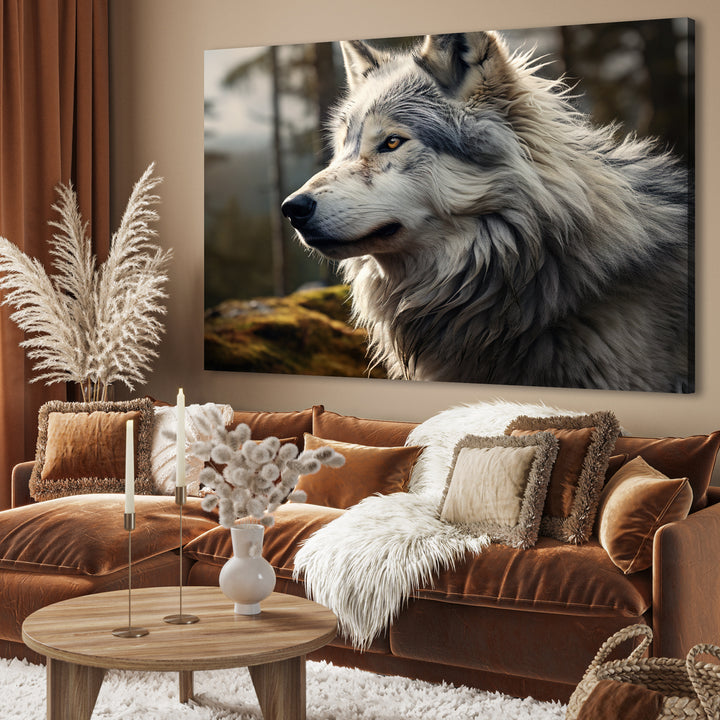 Canvastavla - Wolf Watch