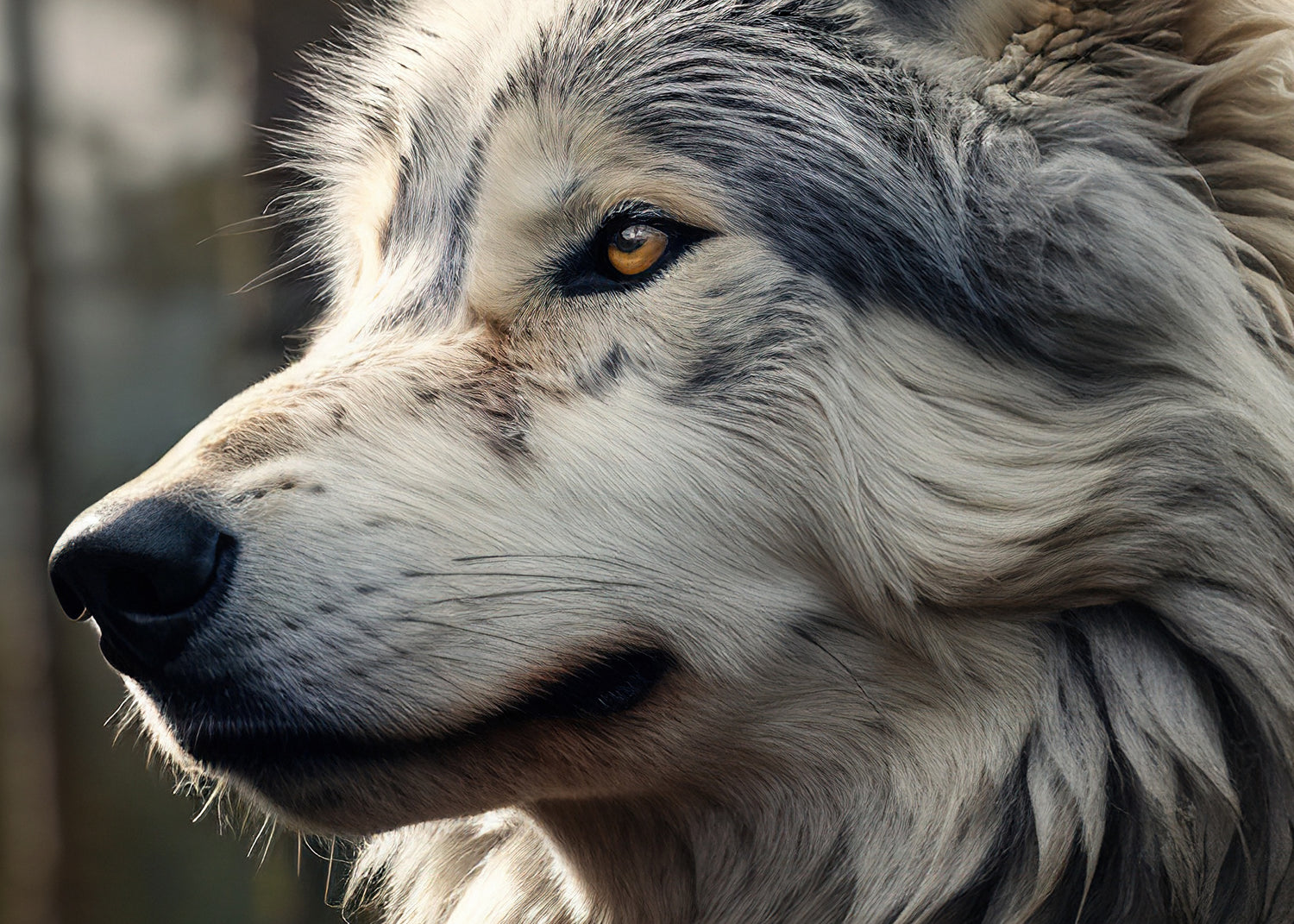 Canvastavla - Wolf Watch