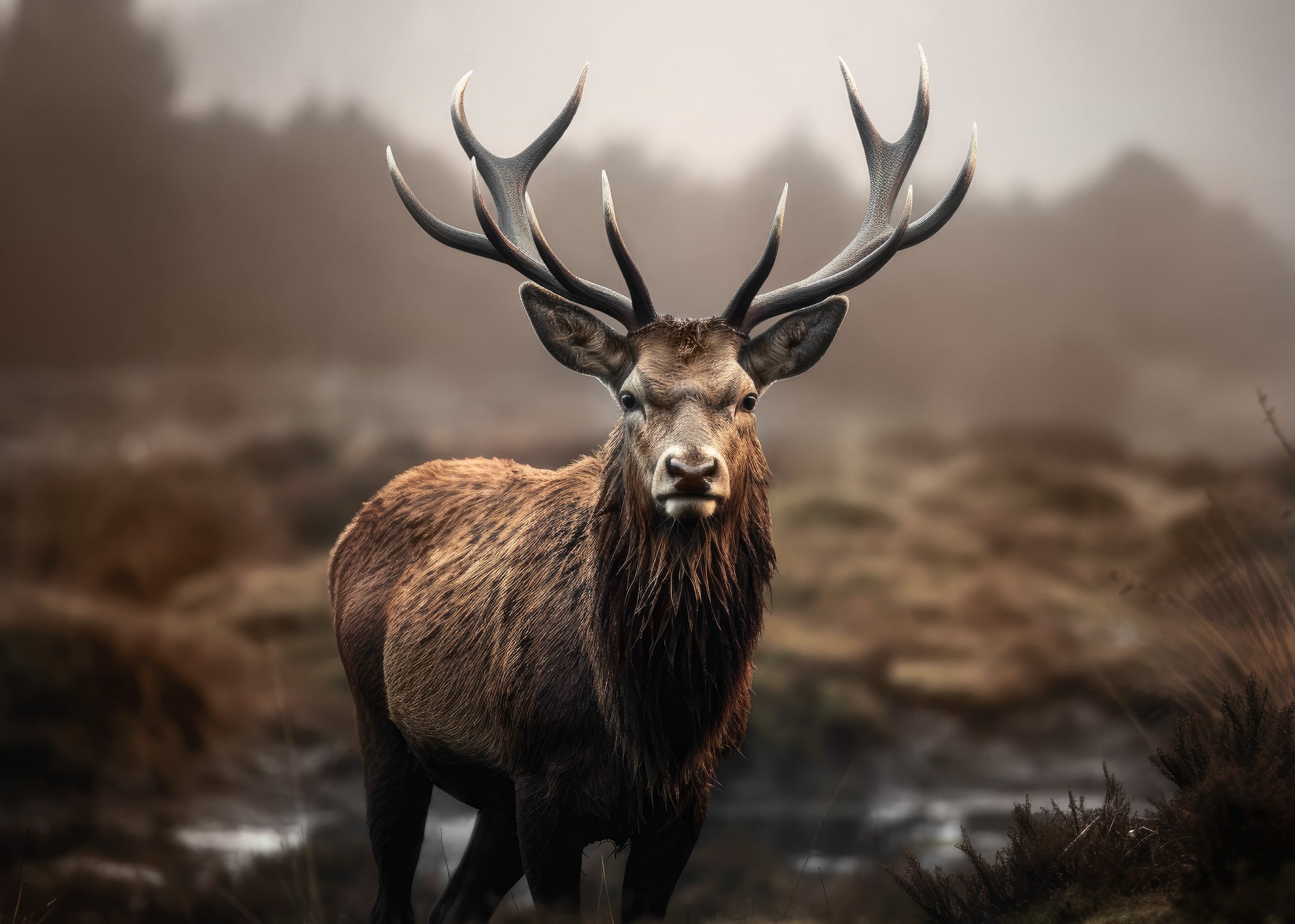 Canvastavla - Mystic Stag