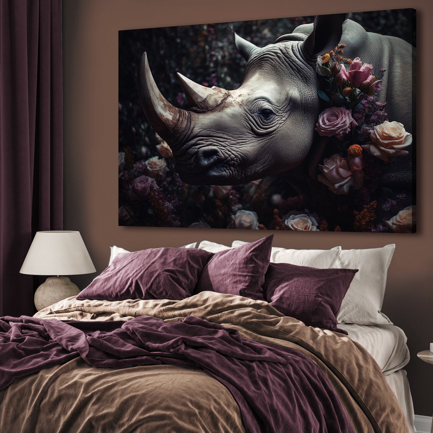 Canvastavla - Rhino