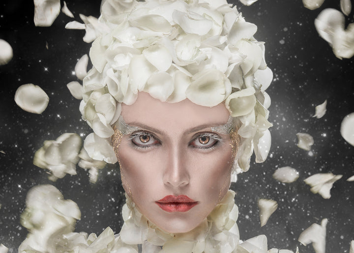 Canvastavla - White Rose