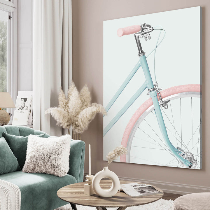 Canvastavla - Pastel Bike