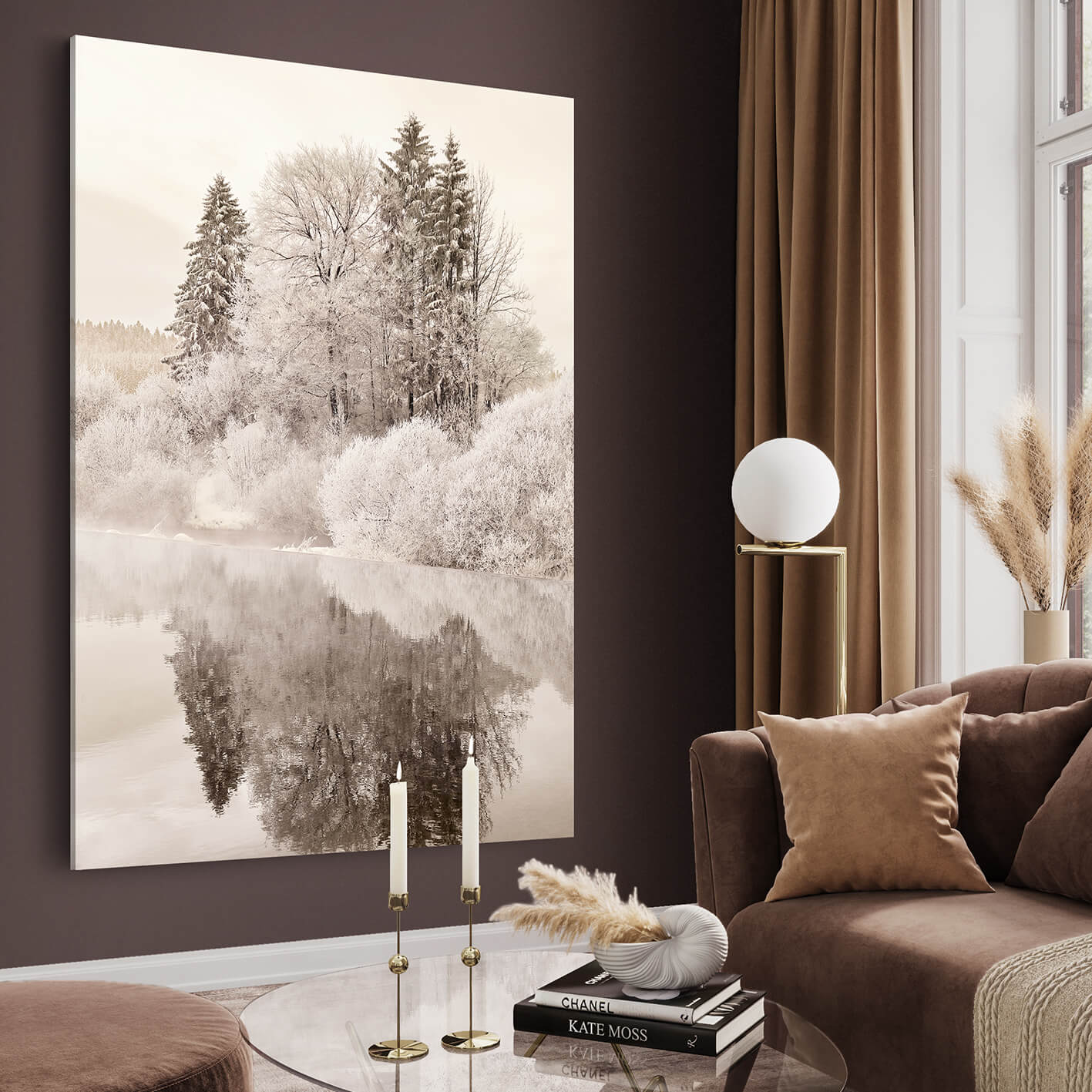 Canvastavla - Trees in Winter