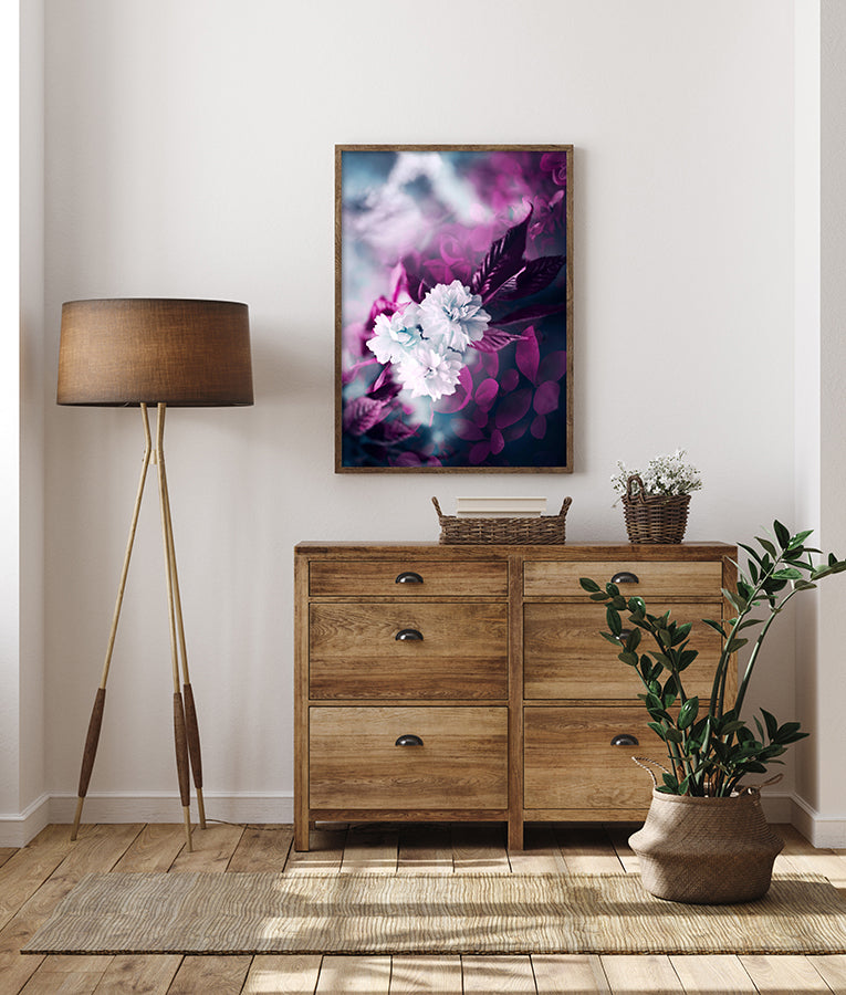 Poster - Purple and white