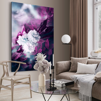 Tavla - Purple and white