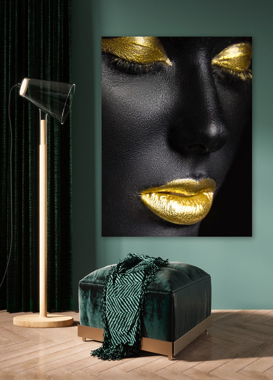 Canvastavla - Black & Gold