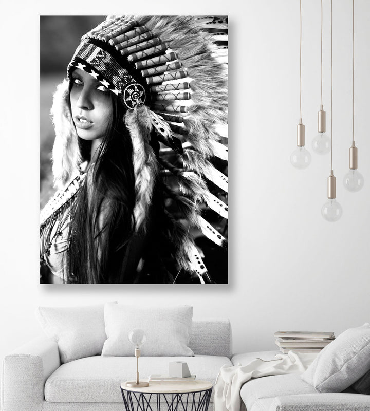 Canvastavla - Sioux