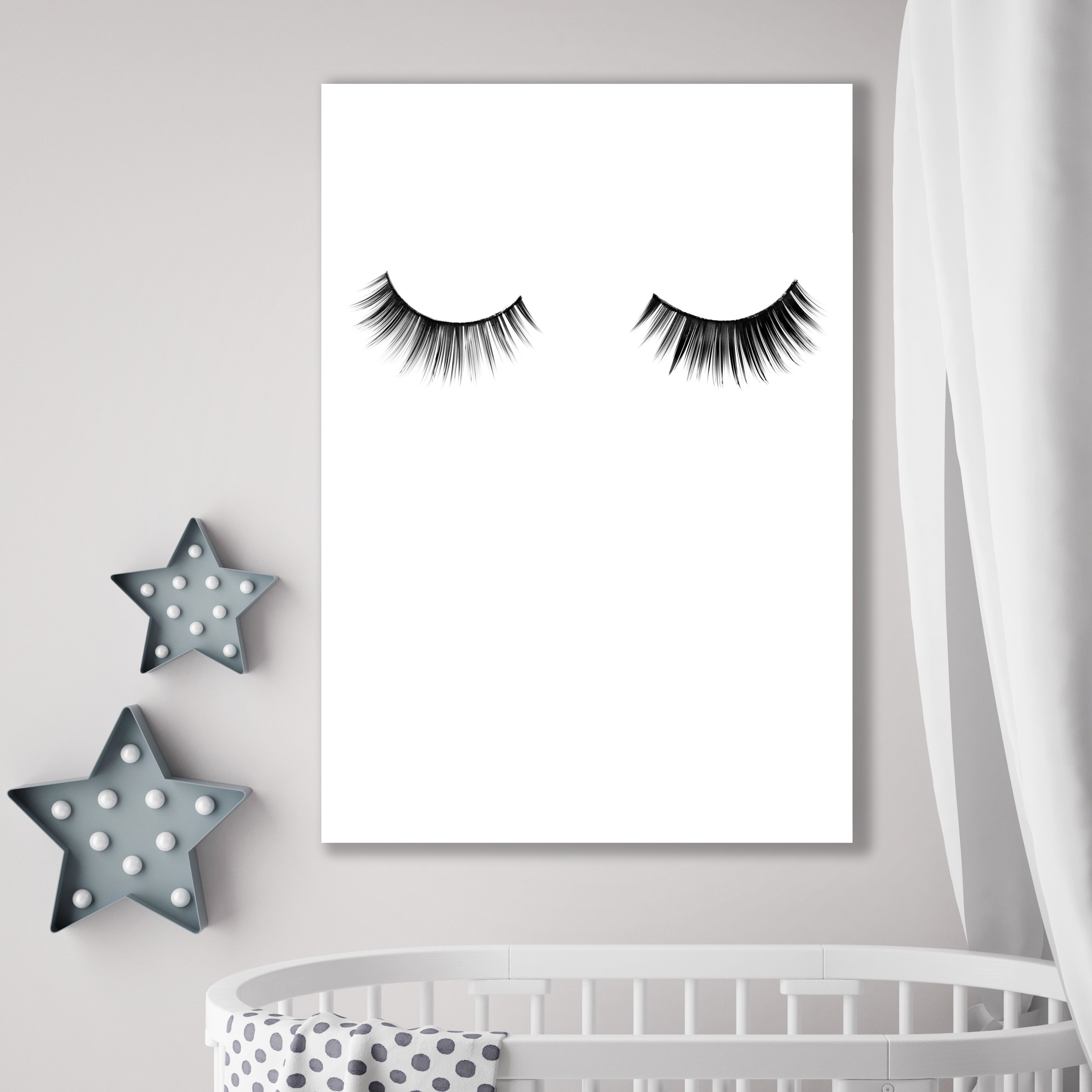 Canvastavla - Eyelashes