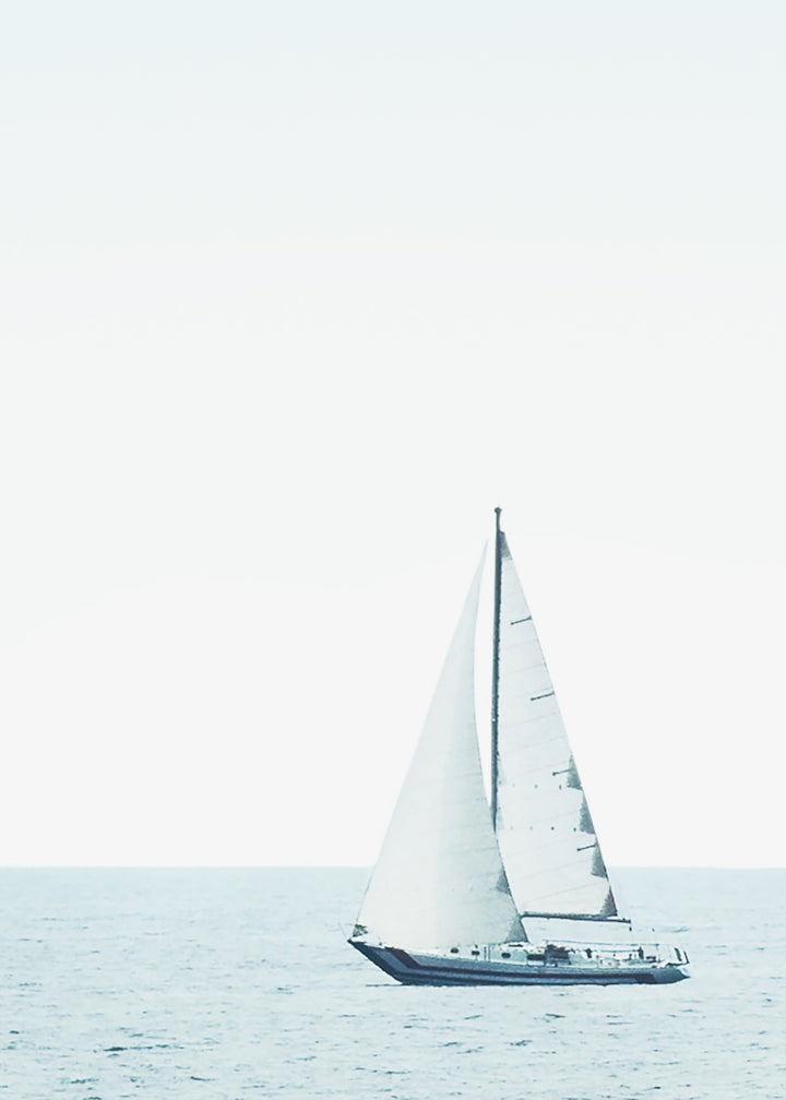 Canvastavla - Sailing in Blue