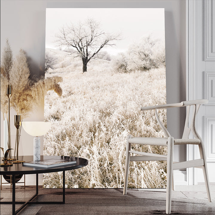 Canvastavla - Lonely tree on a field