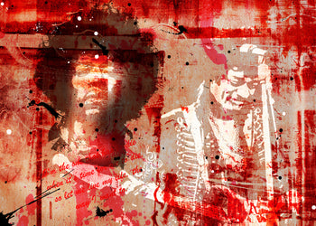 Canvastavla - Jimi Hendrix