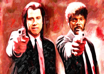 Ljuddämpande tavla - Pulp Fiction Tavla