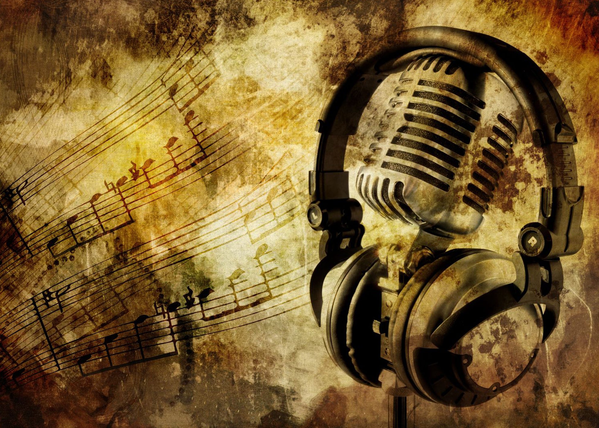 Canvastavla - Play that funky music