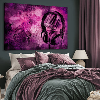 Canvastavla - Purple Sounds