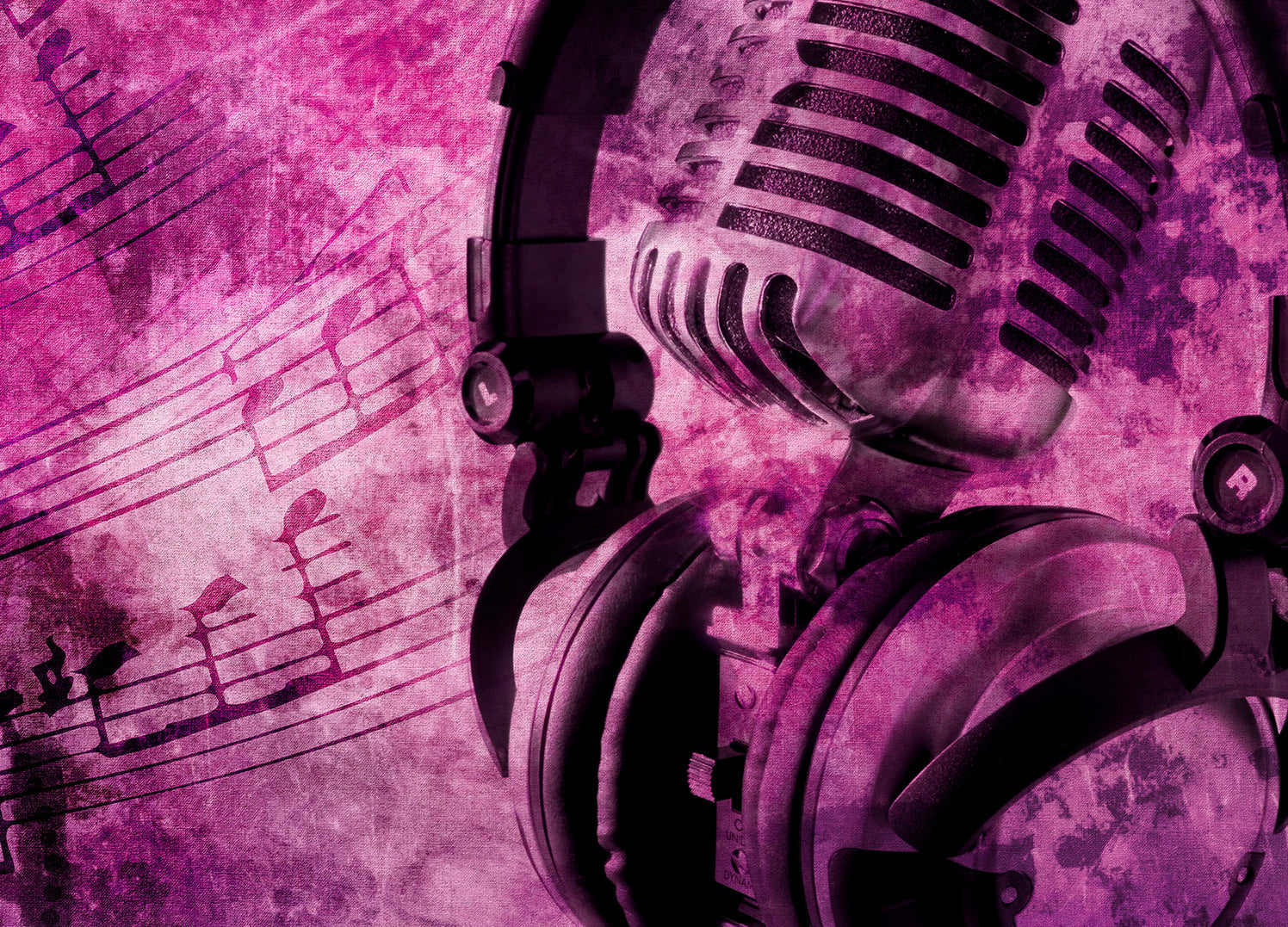 Ljuddämpande tavla - Purple Sounds
