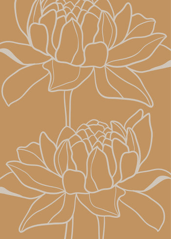 Canvastavla - Stylish Flowers
