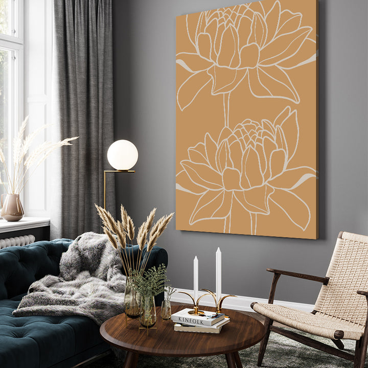 Canvastavla - Stylish Flowers