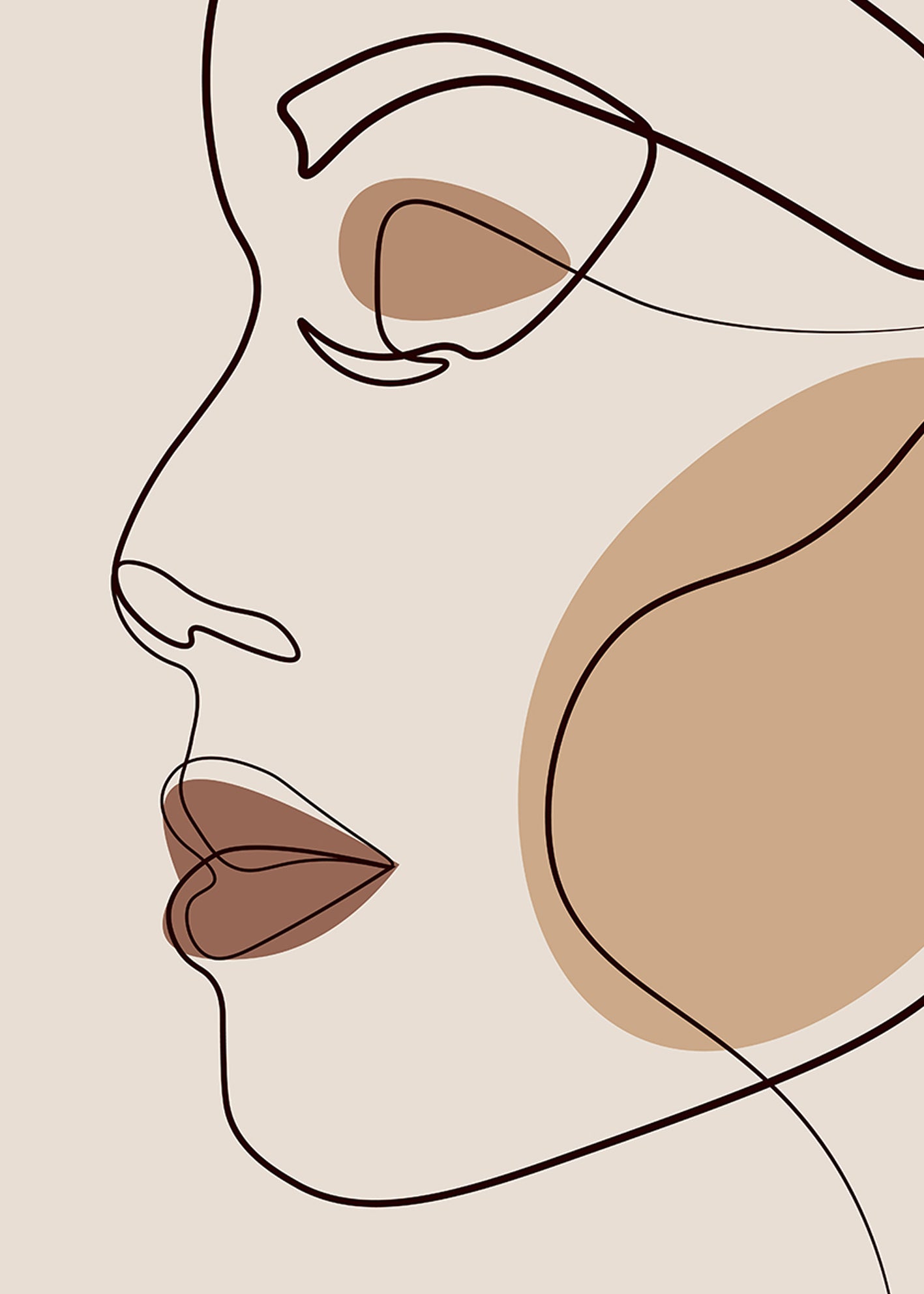 Ljuddämpande tavla - One Line Profile