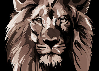 Canvastavla - Majestic Lion