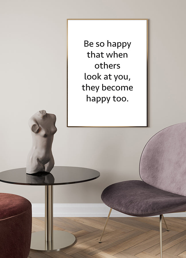 Poster - Happy