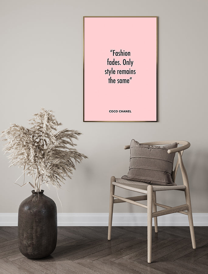 Poster - Fashion fades...