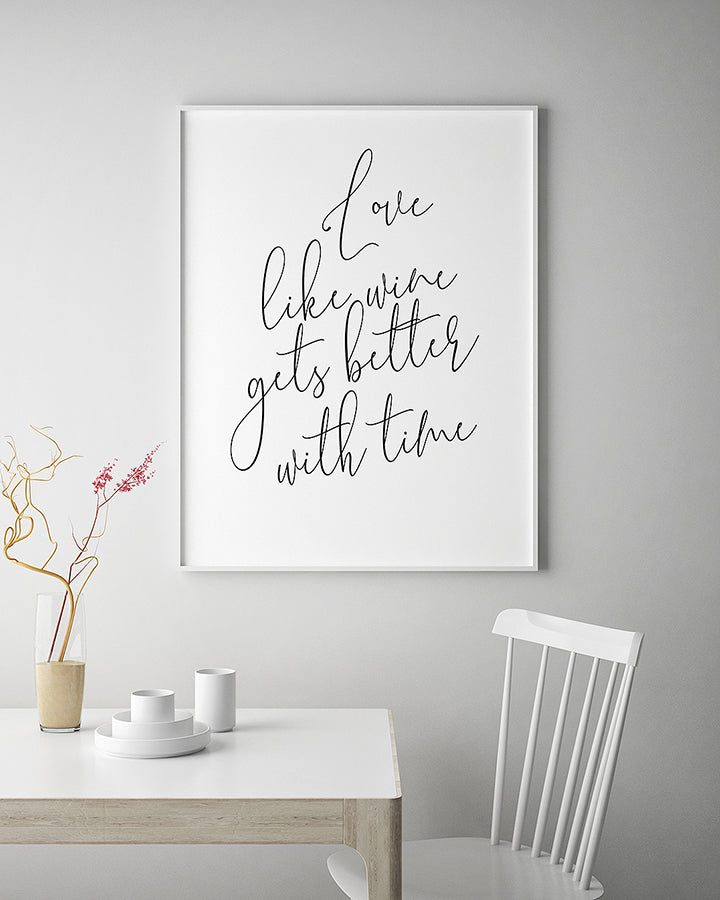 Poster - Love like wine...