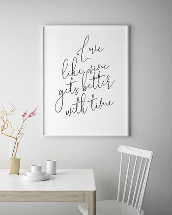 Poster - Love like wine...