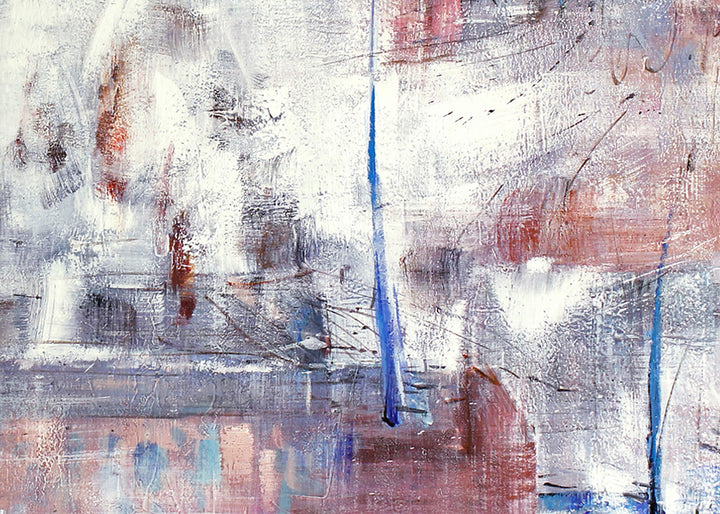 Abstrakt Oljemålning - Summer Meadow Abstract