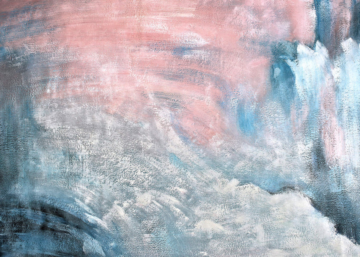 Abstrakt Oljemålning - Sentinels of the Soul