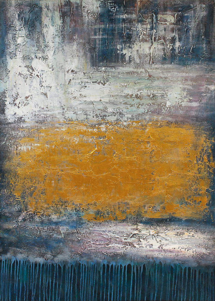 Abstrakt Oljemålning - Torch of Light
