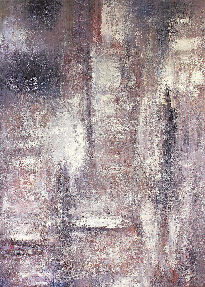 Abstrakt Oljemålning - Time Passing