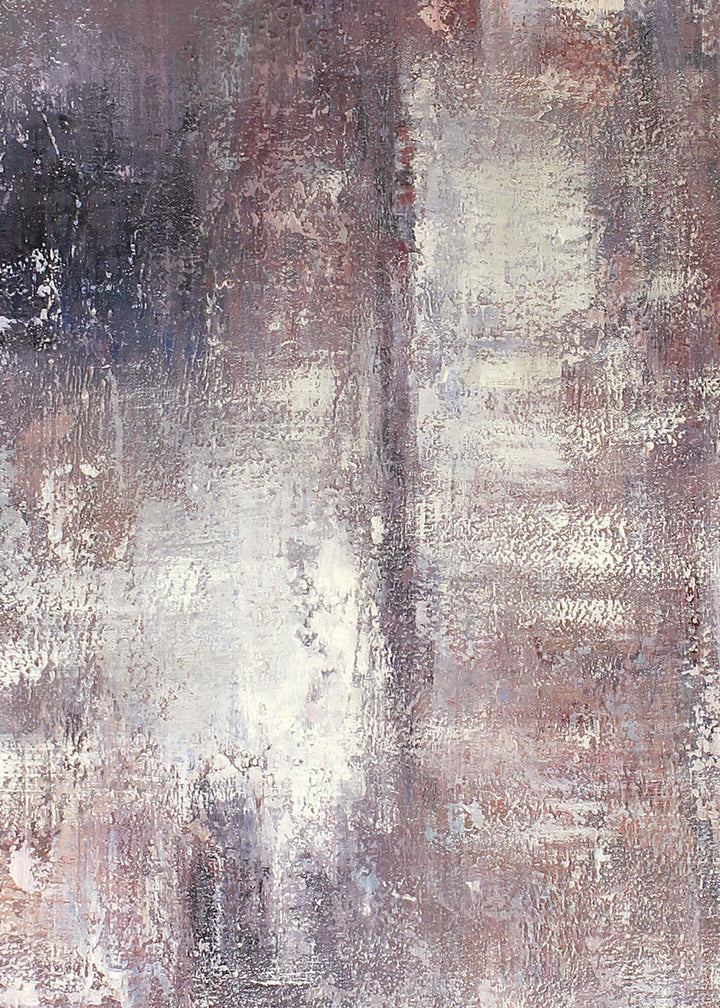 Abstrakt Oljemålning - Time Passing