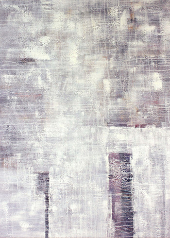 Abstrakt Oljemålning - Tales of the Past
