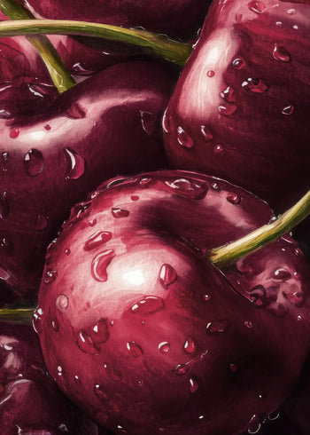 Canvastavla - Velvet Red