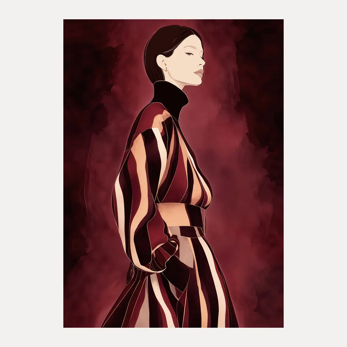 Poster - Red Silhouette
