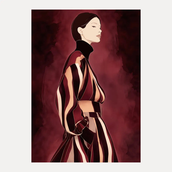 Poster - Red Silhouette