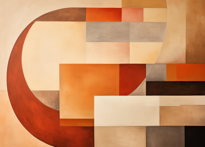 Canvastavla - Sunset Geometry