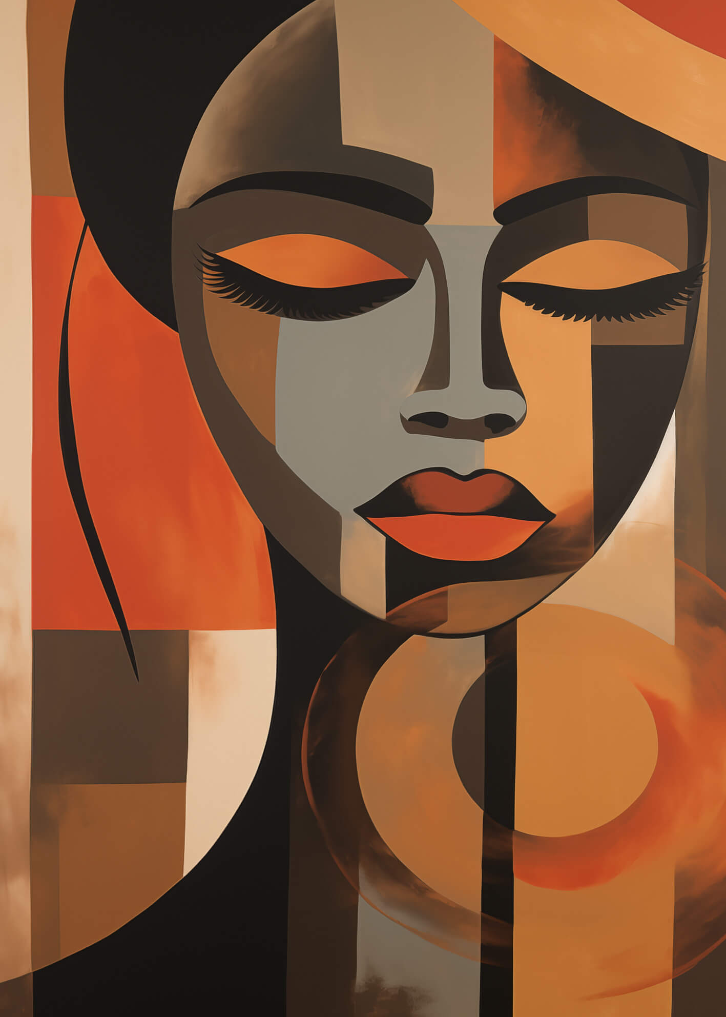 Canvastavla - Harmonic Portrait