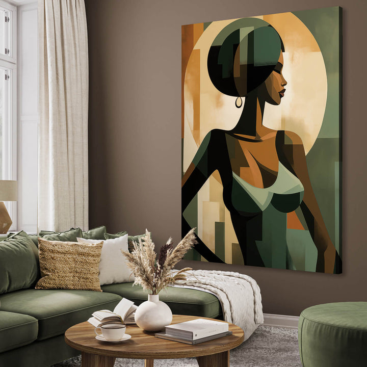 Canvastavla - Emerald Elegance