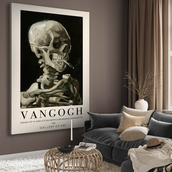 Canvastavla - Skull of a Skeleton