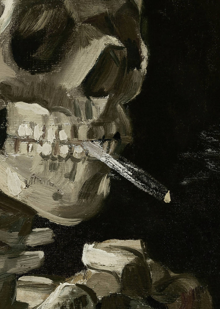 Canvastavla - Skull of a Skeleton