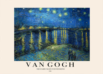 Canvastavla - Starry Night Over the Rhône