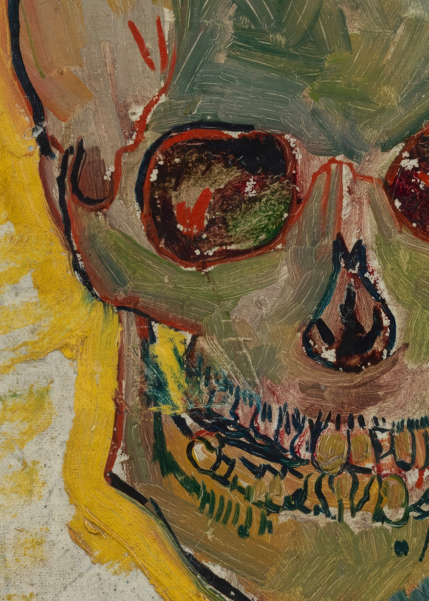 Canvastavla - Skull (1887)
