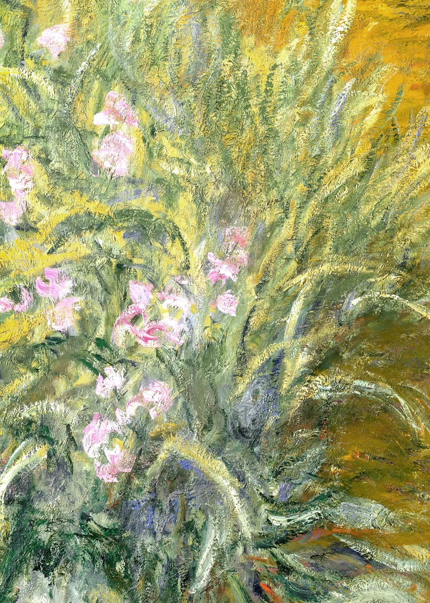 Canvastavla - The Path through the Irises