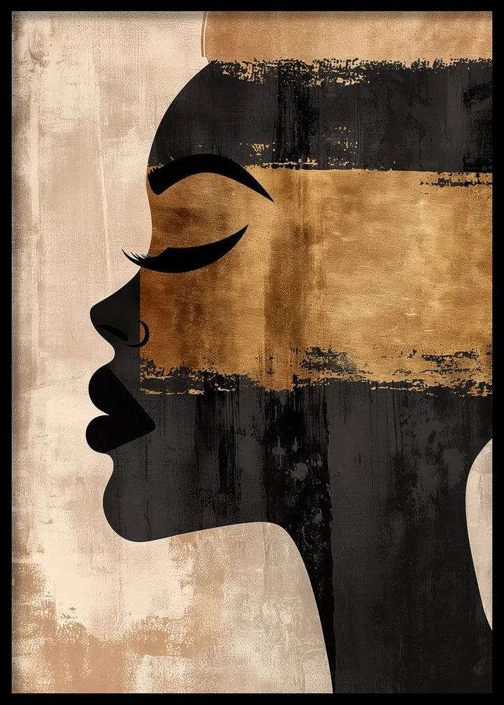 Poster - Golden Silhouette