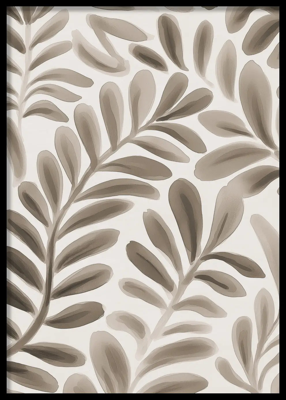 Poster - Sepia Foliage