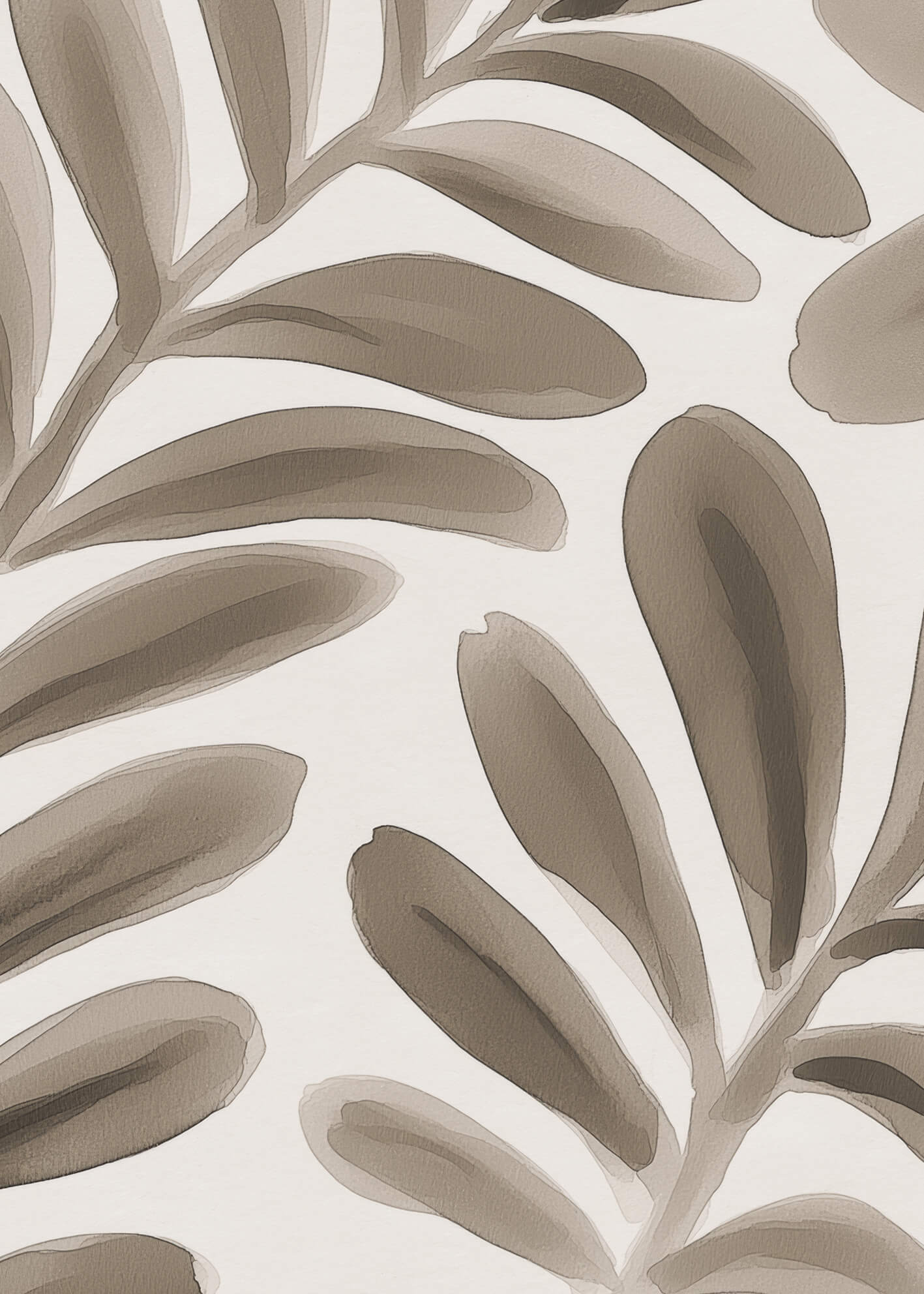 Canvastavla - Sepia Foliage