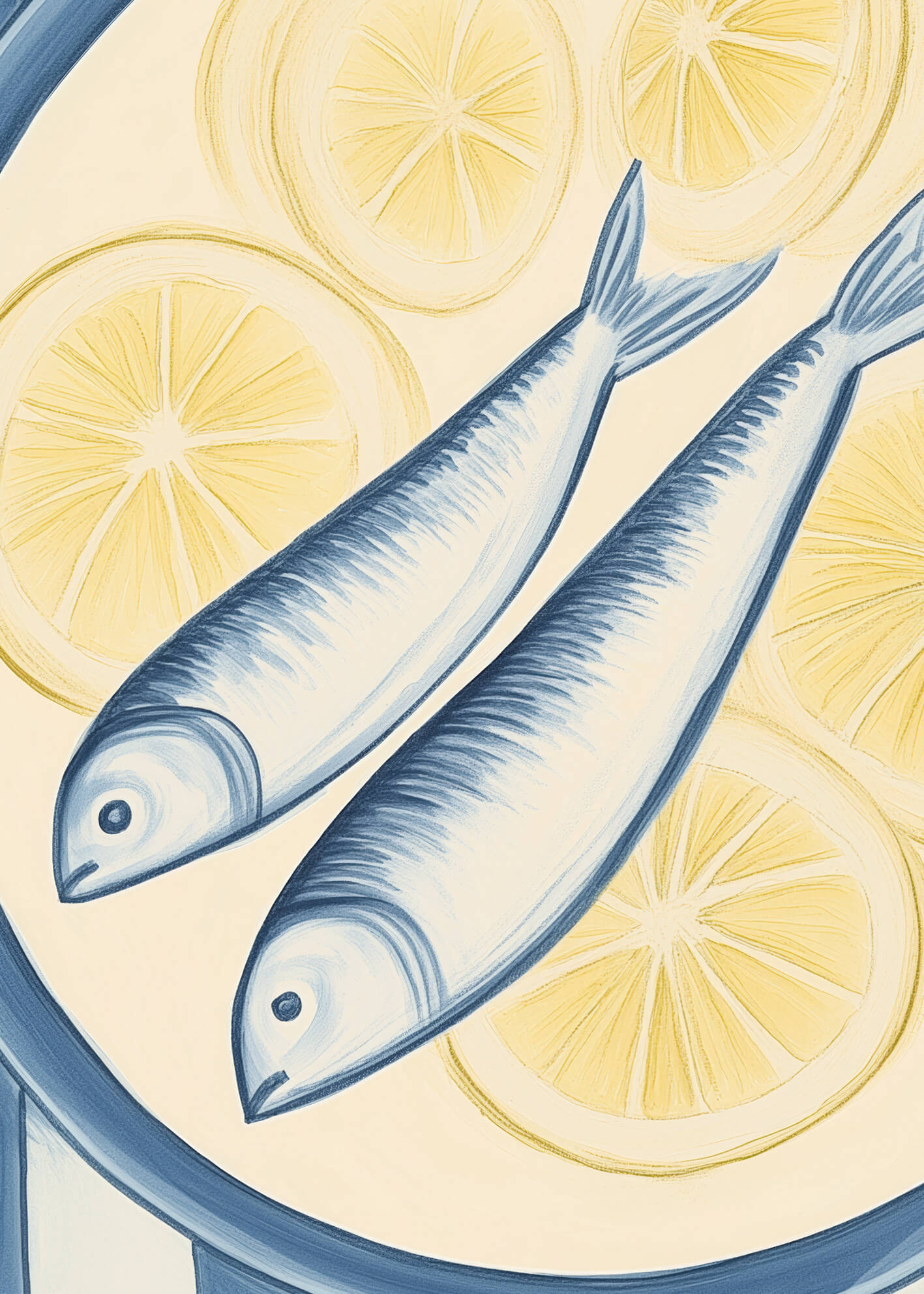 Canvastavla - Catch of Citrus